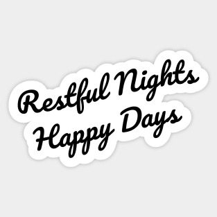 Restful Nights, positive parenting affirmations Sticker